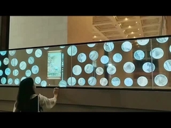 55 дюймовая панель самовыпускающаяся Прозрачный OLED экран высокопрозрачный интерактивный OLED