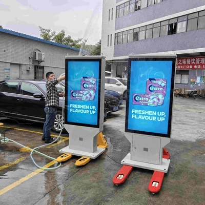 Высокая яркость IP65 наружная водонепроницаемая пылестойкая Android без вентилятора LCD цифровой дисплей 10 см Толщина настройка